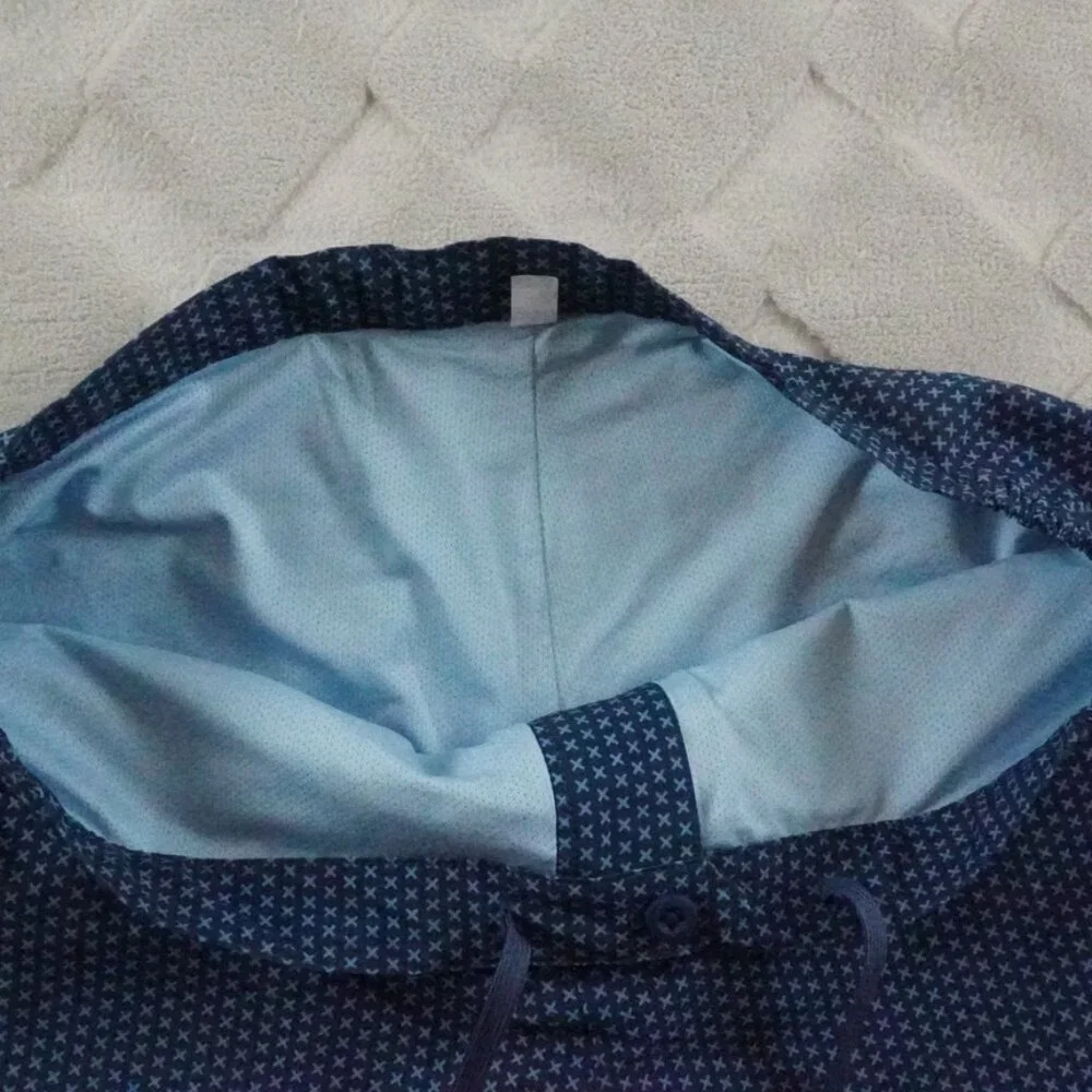 Fair Harbor Navy Blue Micro Dot Men’s Swim Hybrids